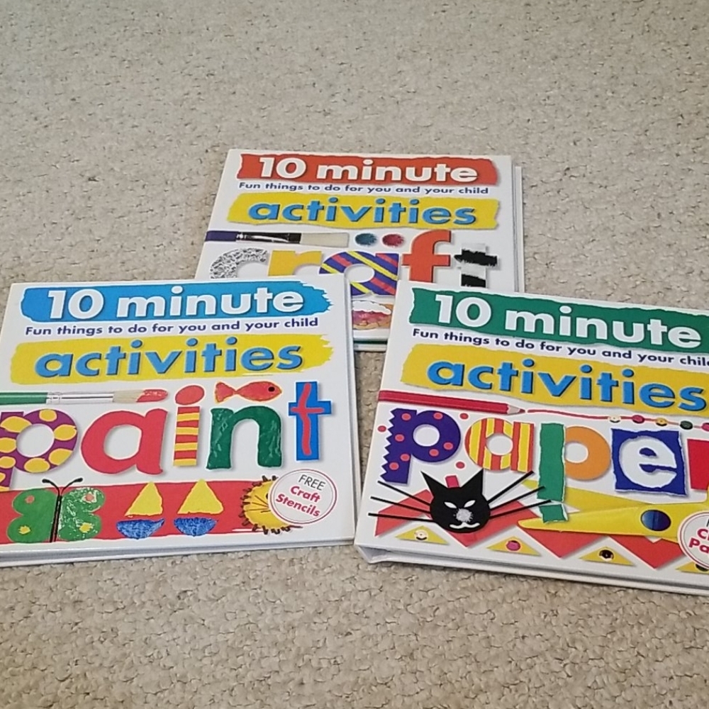 Children's craft books set of 3